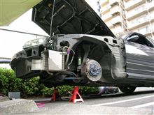 ＧＴ-Ｒクタクタボディ補強工事開始。