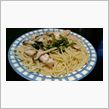 ササミとしめじのスパゲティ