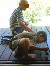塗装中!!②
