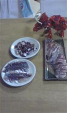 今週末はチヌ以外の食卓。