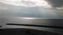 日本海の夕日
