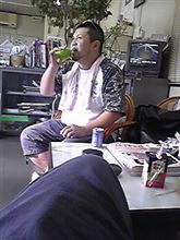 大汗かいて事務所帰ったら...