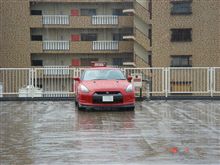 今日は午後からすごい雷雨になったんだよ。