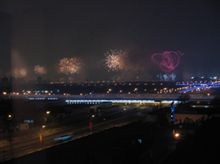 オリンピックの花火