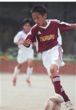 頑張る サッカー小僧！