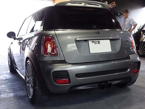 ミニ ハッチバック(R56) バルカンライトのデイライト減光化&ワイパー ミニ ハッチバック(R56) バルカンライトのデイライト減光化&ワイパー