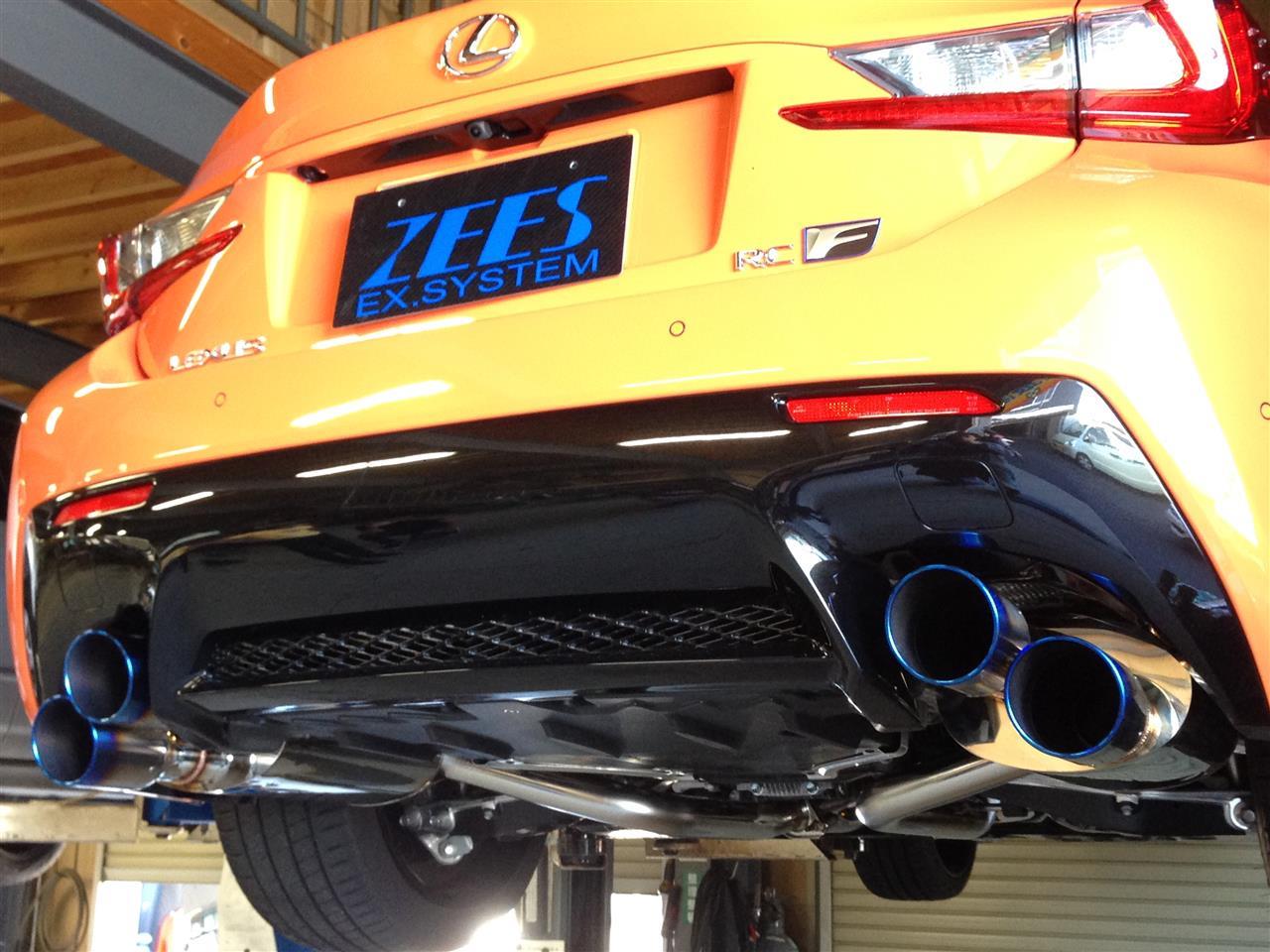 レクサス RC-F マフラー取り付け ｜ZEES officialのブログ｜ZEES