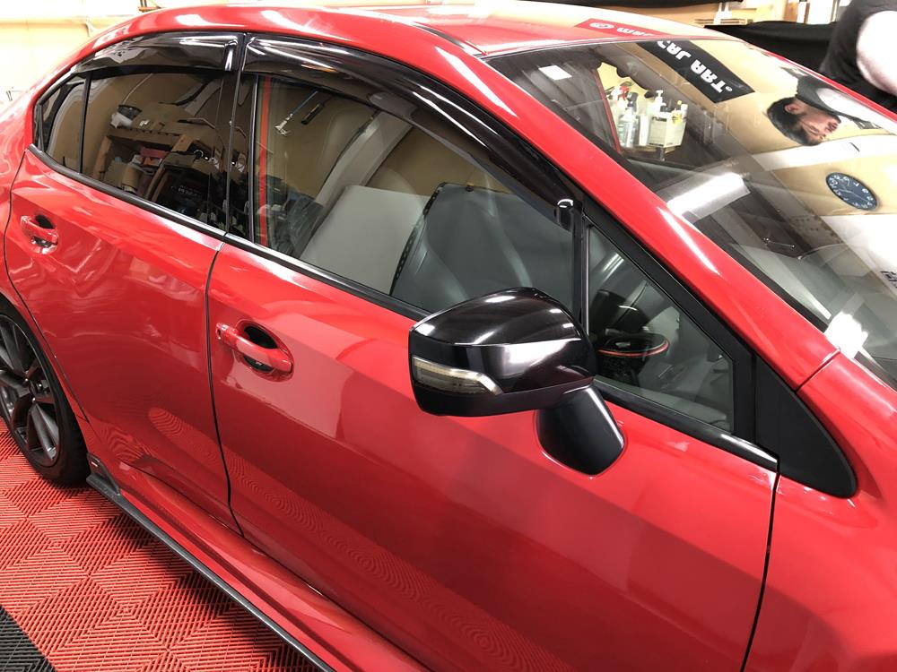 WRX S4 VAG に PPF ピアノブラック ピラー施工！｜ハセ・プロの