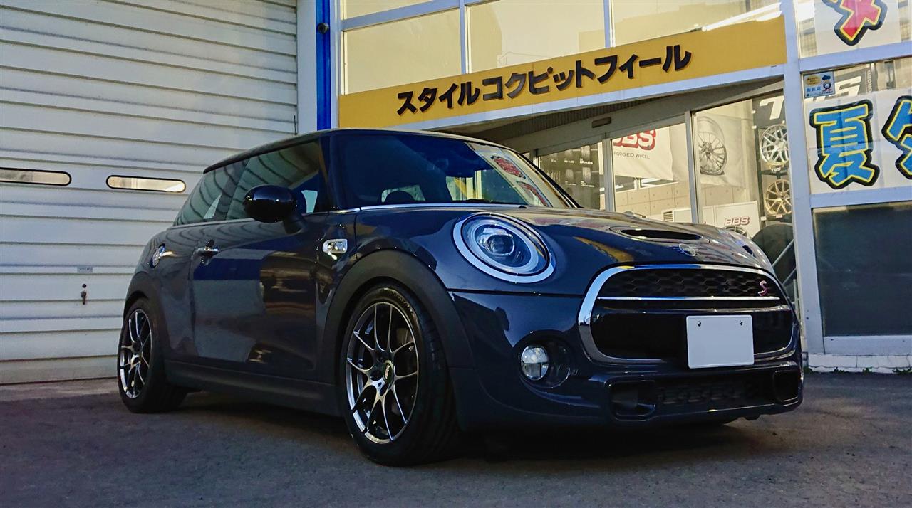 ミニクーパーSに在庫のBBSを試着してみました！ BBS RF 17