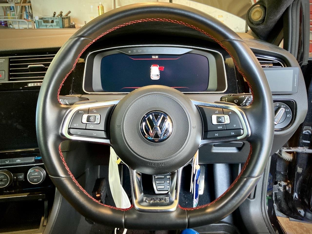 Amazon.co.jp: プ ステアリング ハンドル 用VW用ゴルフ用8 MK8