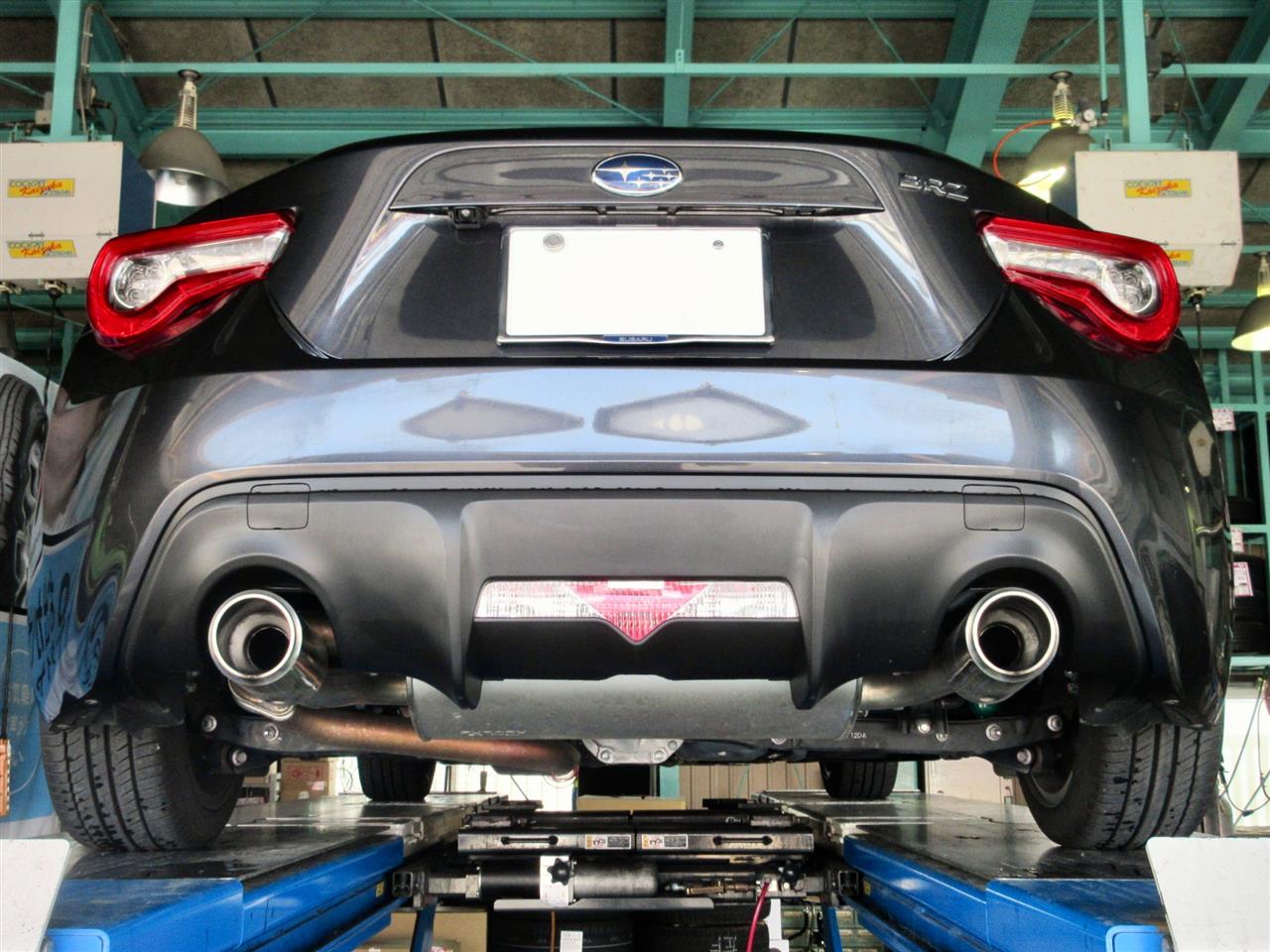 86/brz)Power craft右側一本出しマフラー