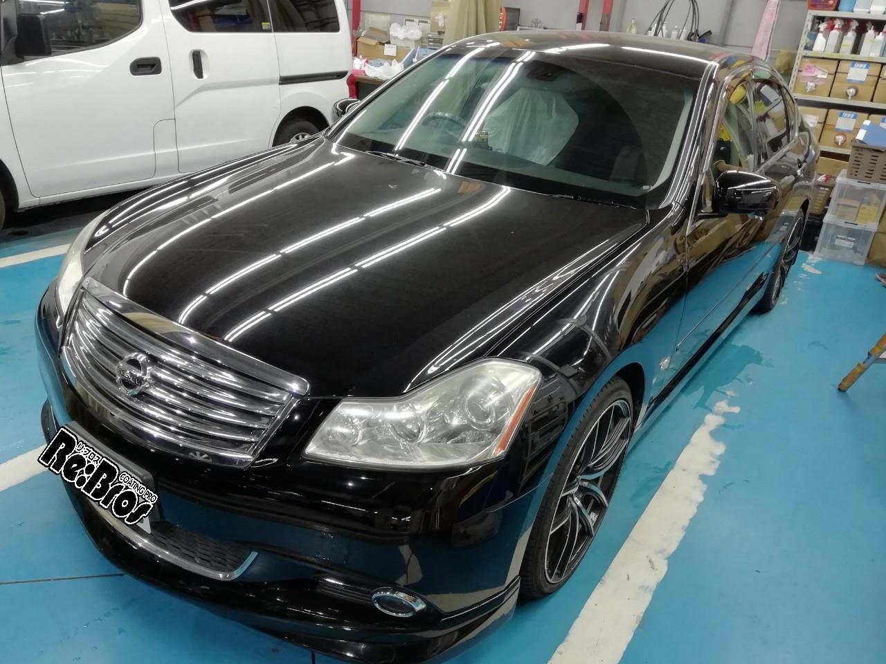 日産 フーガ クリスタルキーパー リライト クラリード 埼玉でカーコーティングを行う業者ではブログを公開しております