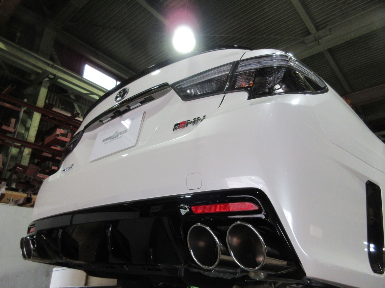 【送料無料】 マークX GRMN用PFSループサウンドマフラー発売！｜SURUGA SPEED パーツ
