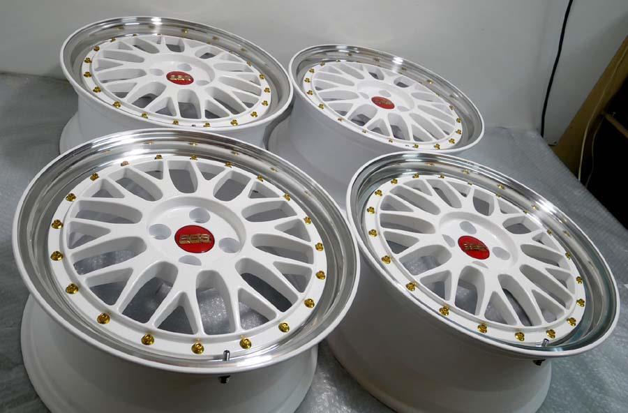 BBS-LM17インチ100-4Hパウダーパールホワイト/プリマドンナ仕様|㈲オートサービス西のブログ|ホイール修正・リフレッシュ・リメークは当社におまかせ!! - みんカラ
