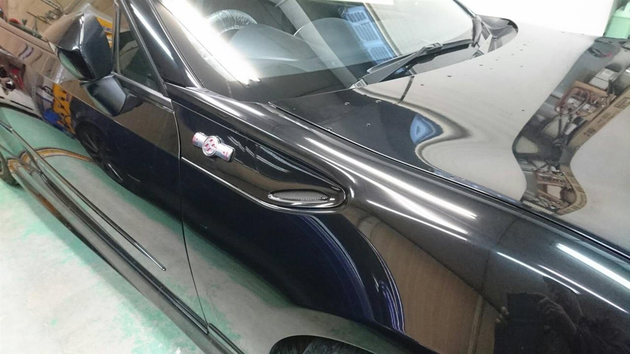 立川市の車の板金塗装修理工場　ガレージローライドのトヨタ　86のDAMD製フロントバンパ等エアロパーツ塗装・取り付けです。