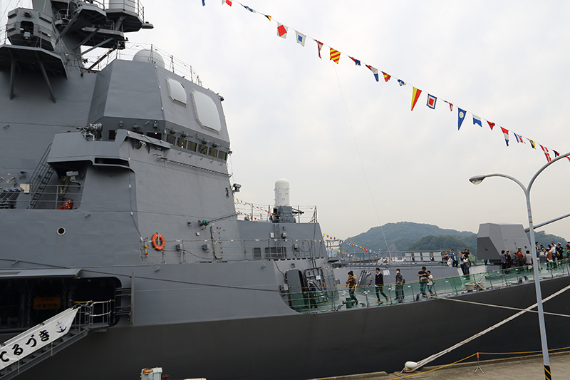 FREET　WEEK!平成27年度自衛隊観艦式艦艇一般公開（10月10日）その2　護衛艦「てるづき」編
