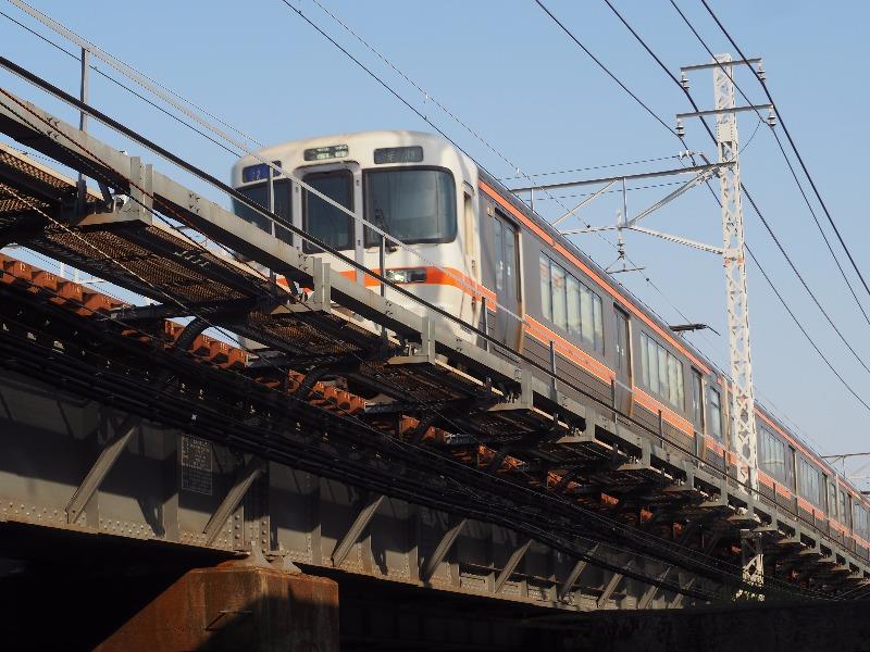 清洲 五条川橋梁 JR東海道本線・米原行