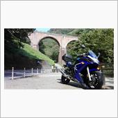 碓氷峠のめがね橋で1枚