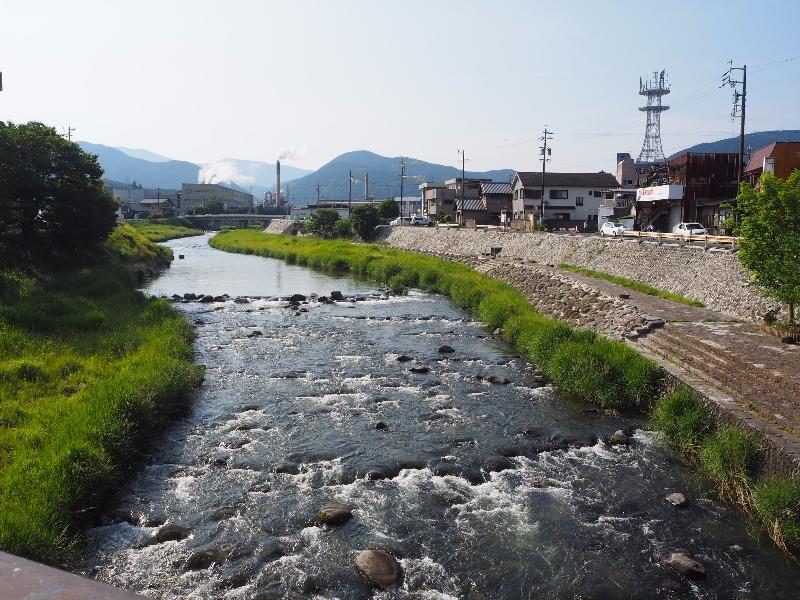 中山道 大井宿 大井橋……から恵那山