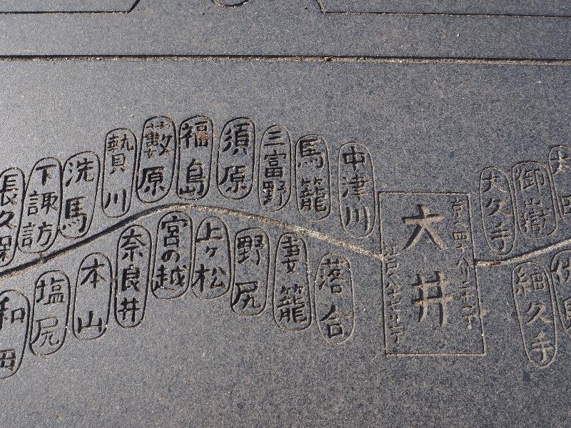 中山道 大井宿 大井橋