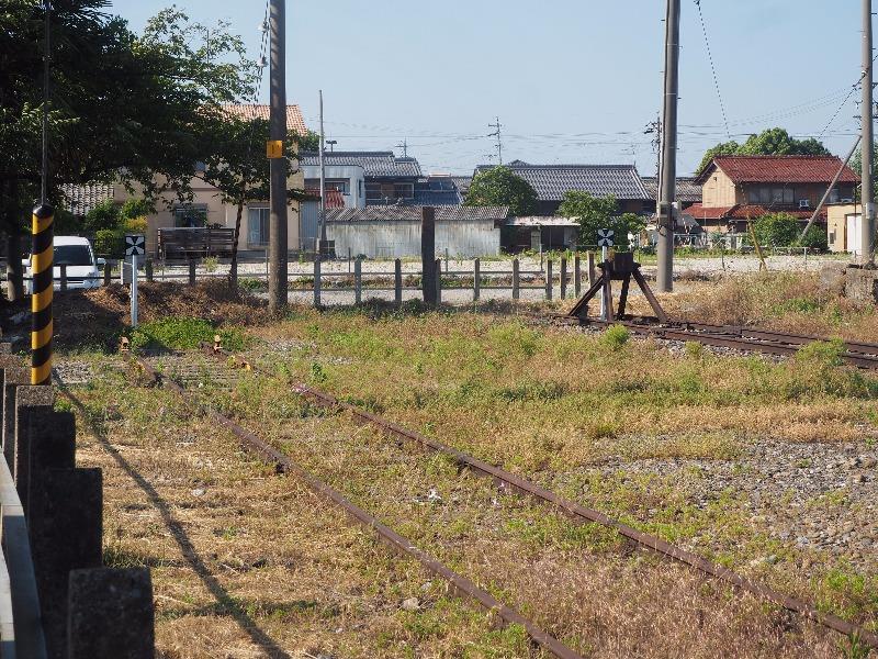 中山道 赤坂宿 JR美濃赤坂駅 車止め