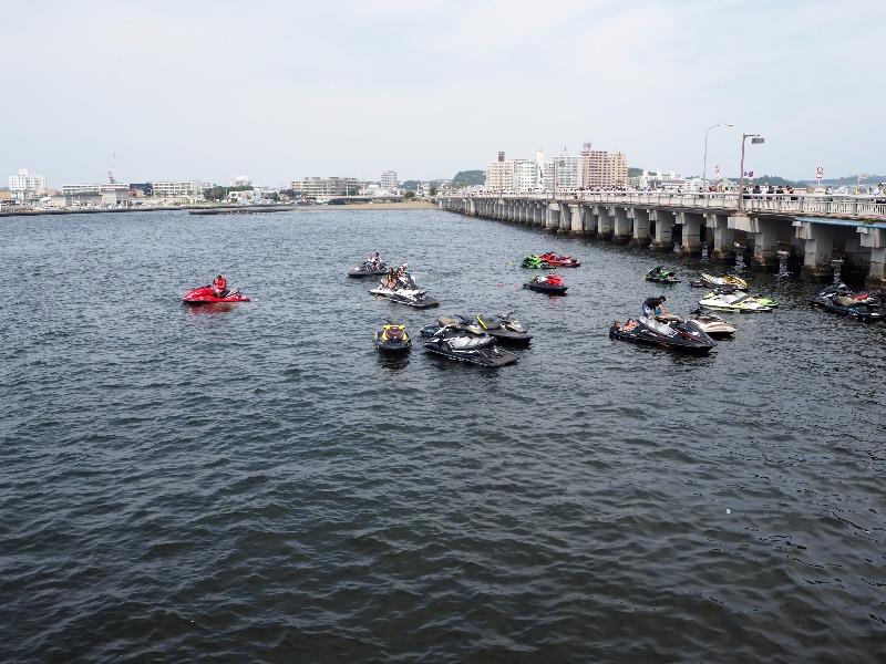 江の島弁天橋 ジェットスキー