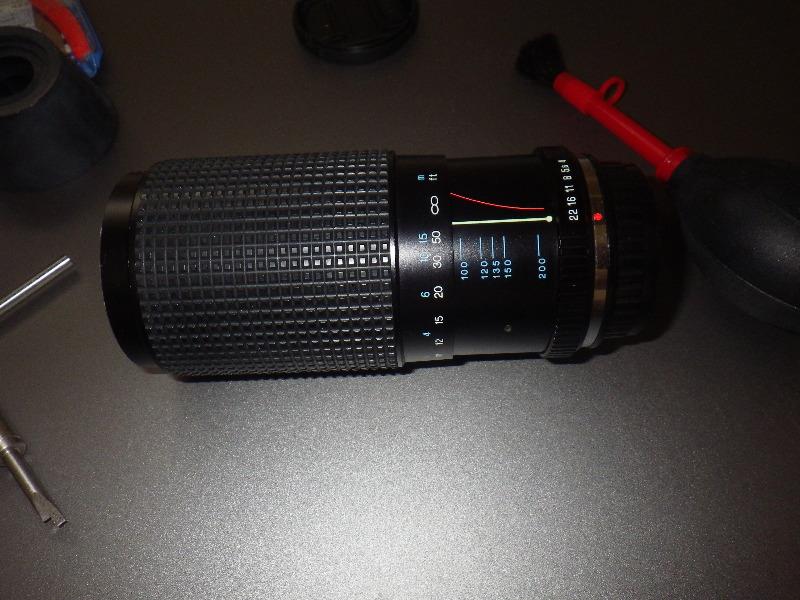 トキナー「Tokina RMC 80-200mm f/4 (M42)」をちょっと整備