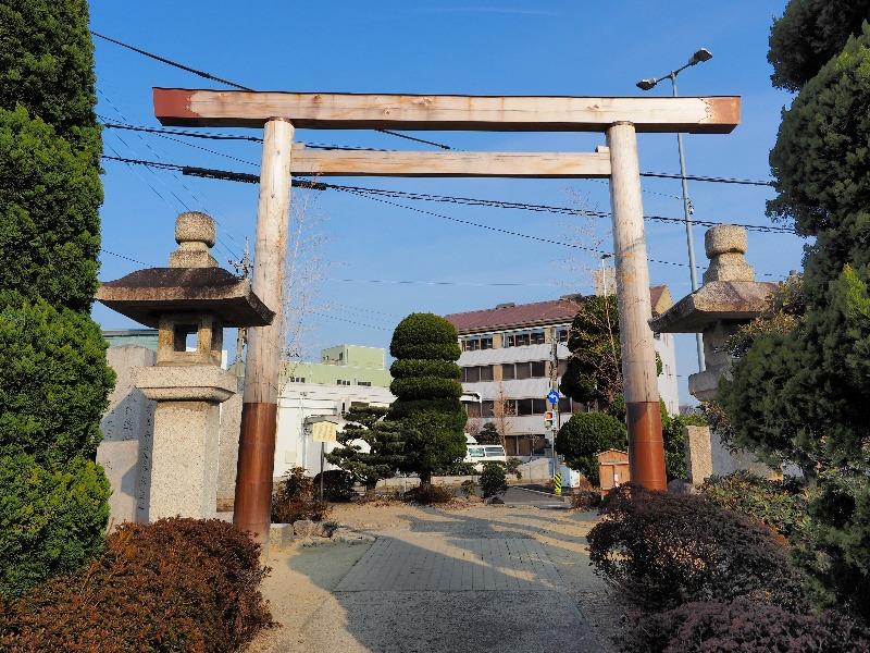 追分駅 日永の追分 神宮遥拝鳥居