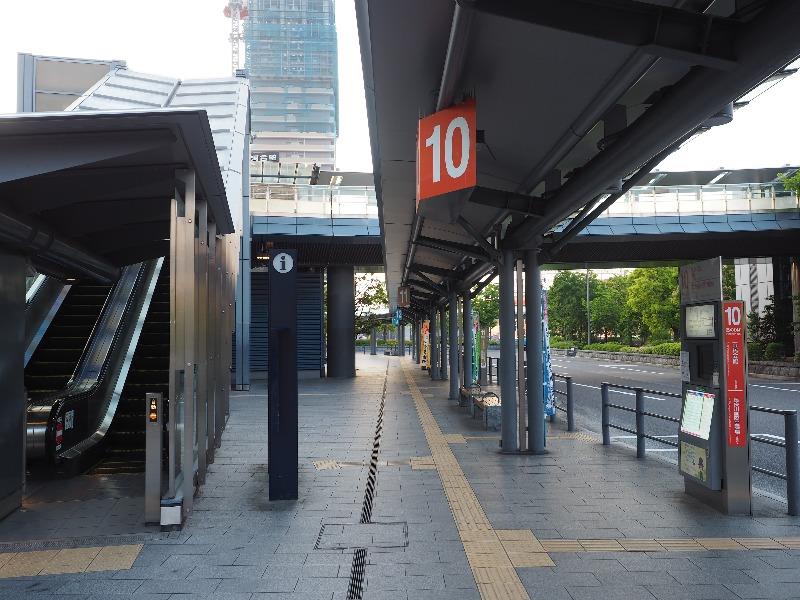 JR岐阜駅 岐阜バスターミナル 10番のりば