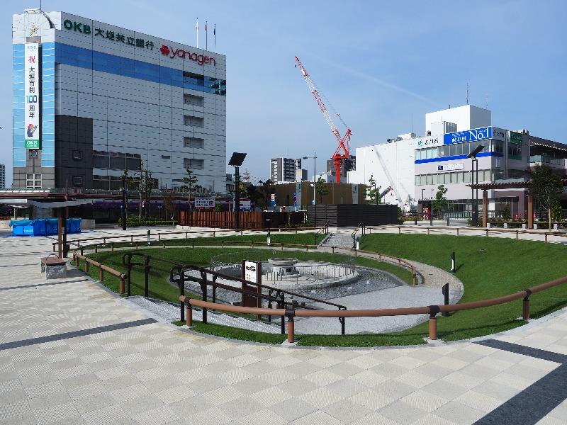 大垣駅 南街区広場 水都の泉