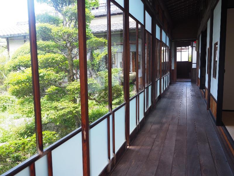 岩村城下町 勝川家 離れから庭園