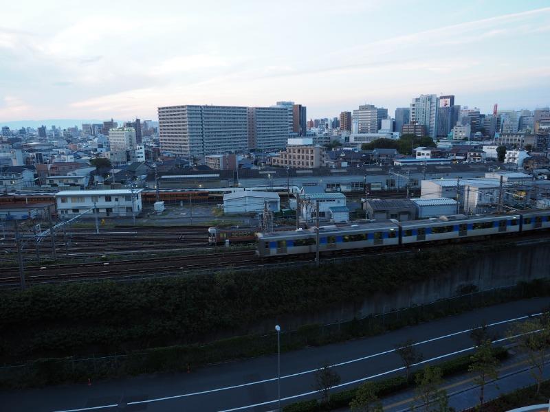 ささしまライブ グローバルゲート 屋上庭園 近鉄 ビスタカー＆アーバンライナーplus、JR 313系、あおなみ線