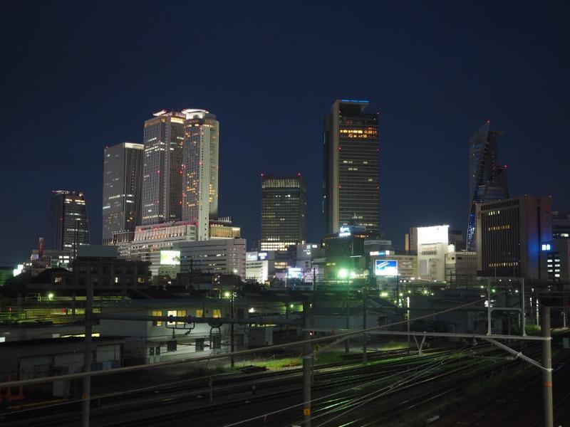 あおなみ線 ささしまライブ駅 名古屋駅方面 夜景