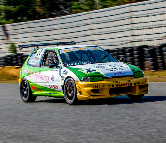 セントラルサーキット ASLAN Honda one make race ONE RANK UP AUTO EG6 Civic シビック 