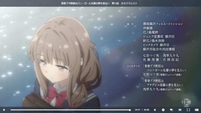 青ブタ(青春ブタ野郎はバニーガール先輩の夢を見ない)