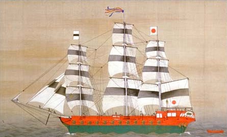大中黒の帆船