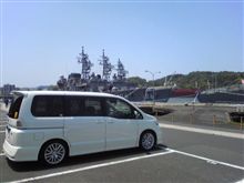 舞鶴自衛隊桟橋にて・・・