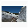 八幡平アスピーテライン 雪の ...