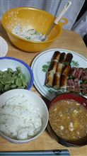 今日の晩飯は・・・