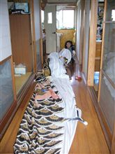 鯉のぼり片付け