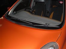 洗車してワイパーゴムとエアコンフィルターとヘッドライトバルブの交換
