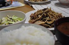 豚肉とキノコのしょうゆ炒め♪