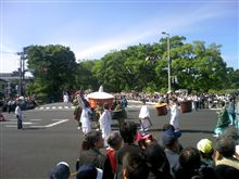晴天の中 葵祭り 巡行 (^^♪ 