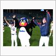 神宮でヤクルトの応援してました
