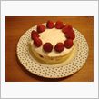ケーキでお祝い＾＾