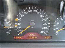 70000㎞達成！