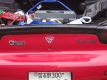 たまには車に触る（ステッカー貼り）