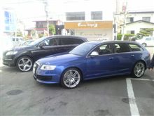 RS6とツーショット RS6とツーショット