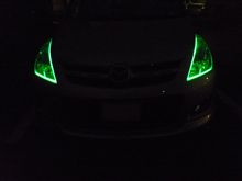 ＬＥＤアイラインをもっと工口くしてみました（＾＾；