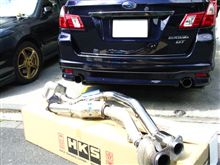 HKSメタルキャタライザ付きフロントパイプの装着(その5・加速感) HKSメタルキャタライザ付きフロントパイプの装着(その5・加速感)